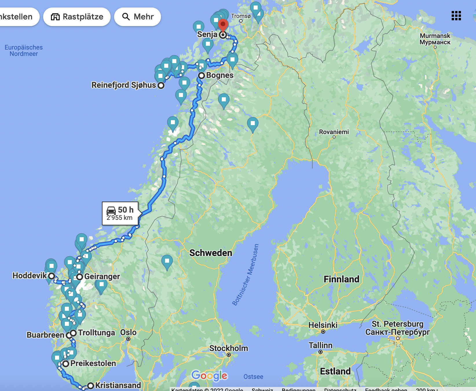 Mit Dem Auto Nach Norwegen Kosten