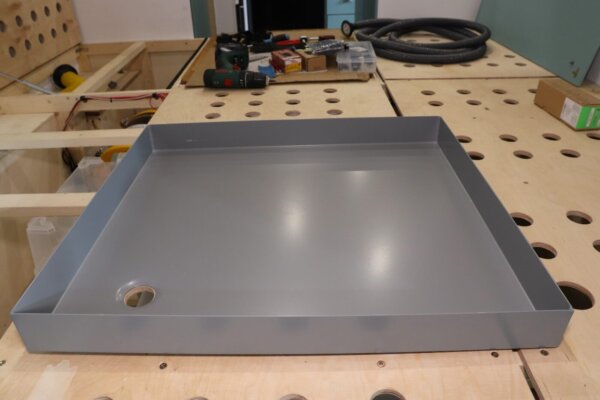 Duschwanne nach Maß für Camper – Aluminium – Bild 2