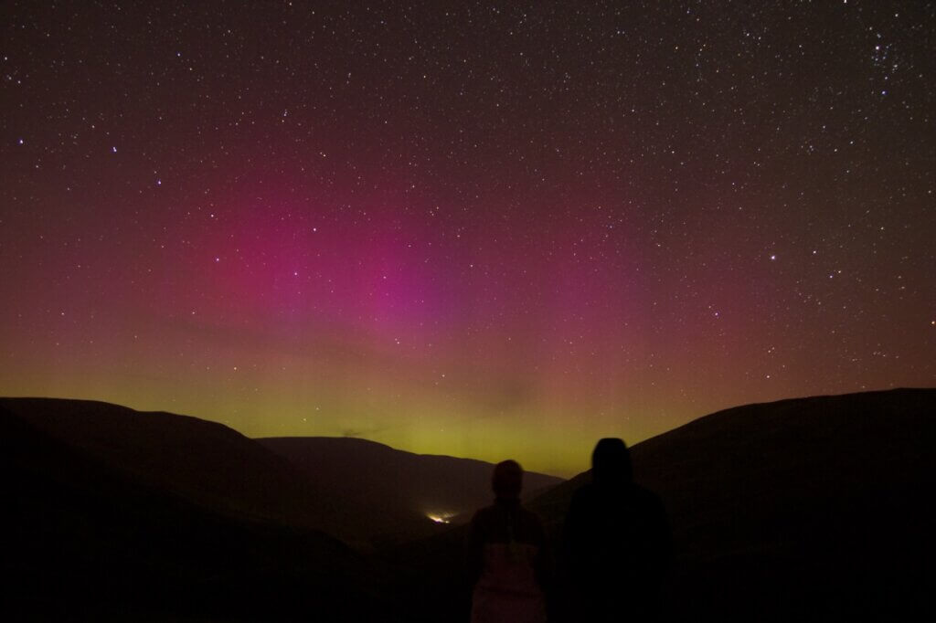 Polarlichter in Schottland