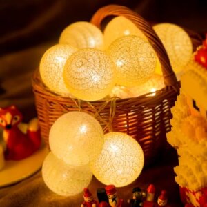 Lichterkette mit Stecker, 3.8M, 20 LEDs