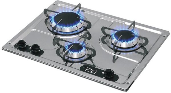 Can PC1323-S Gaskochfeld, 3-flammig