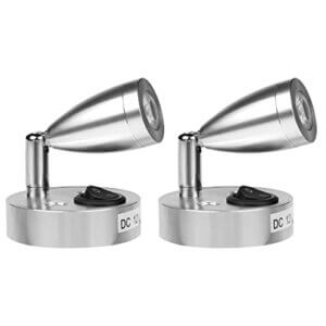 CPROSP 2er 12V LED Leselampe aus Aluminium