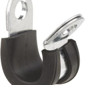 GOK Gasrohrschelle Metall mit Gummieinlage, 8mm, 5 Stück