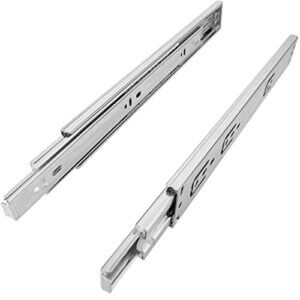 1 Paar Vollauszüge, 350 mm mit Push-to-Open