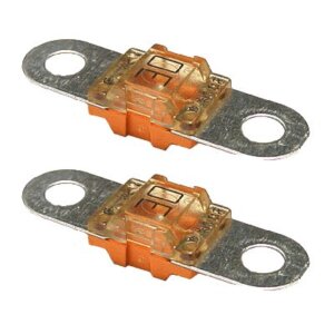 2 x Leistungssicherung Streifensicherung Sicherung Midi/orange / 30A / 58V